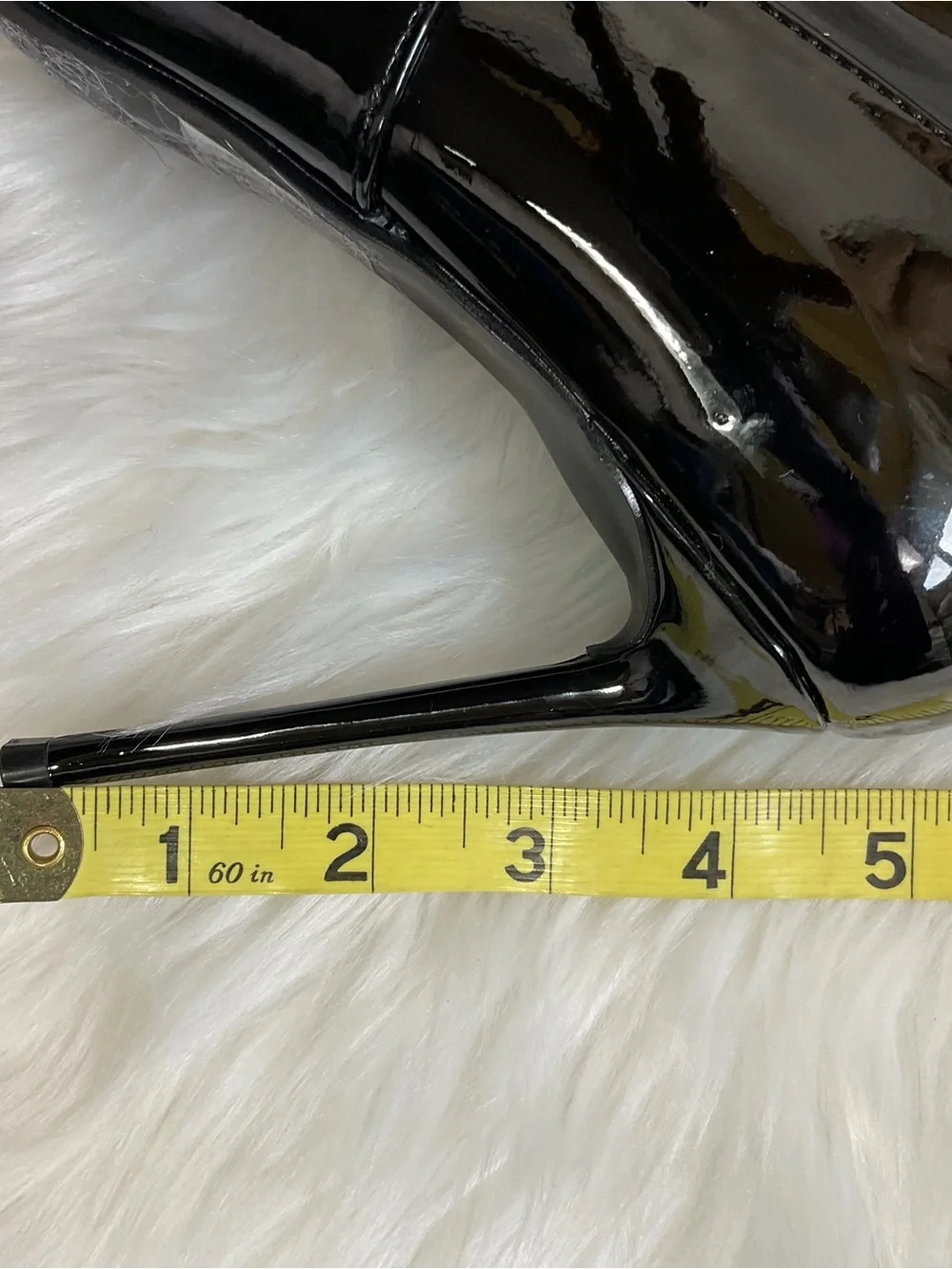 New Steve Madden Viktory Black Patent Pointed-Toe Over the Knee Boots Size 8.5M